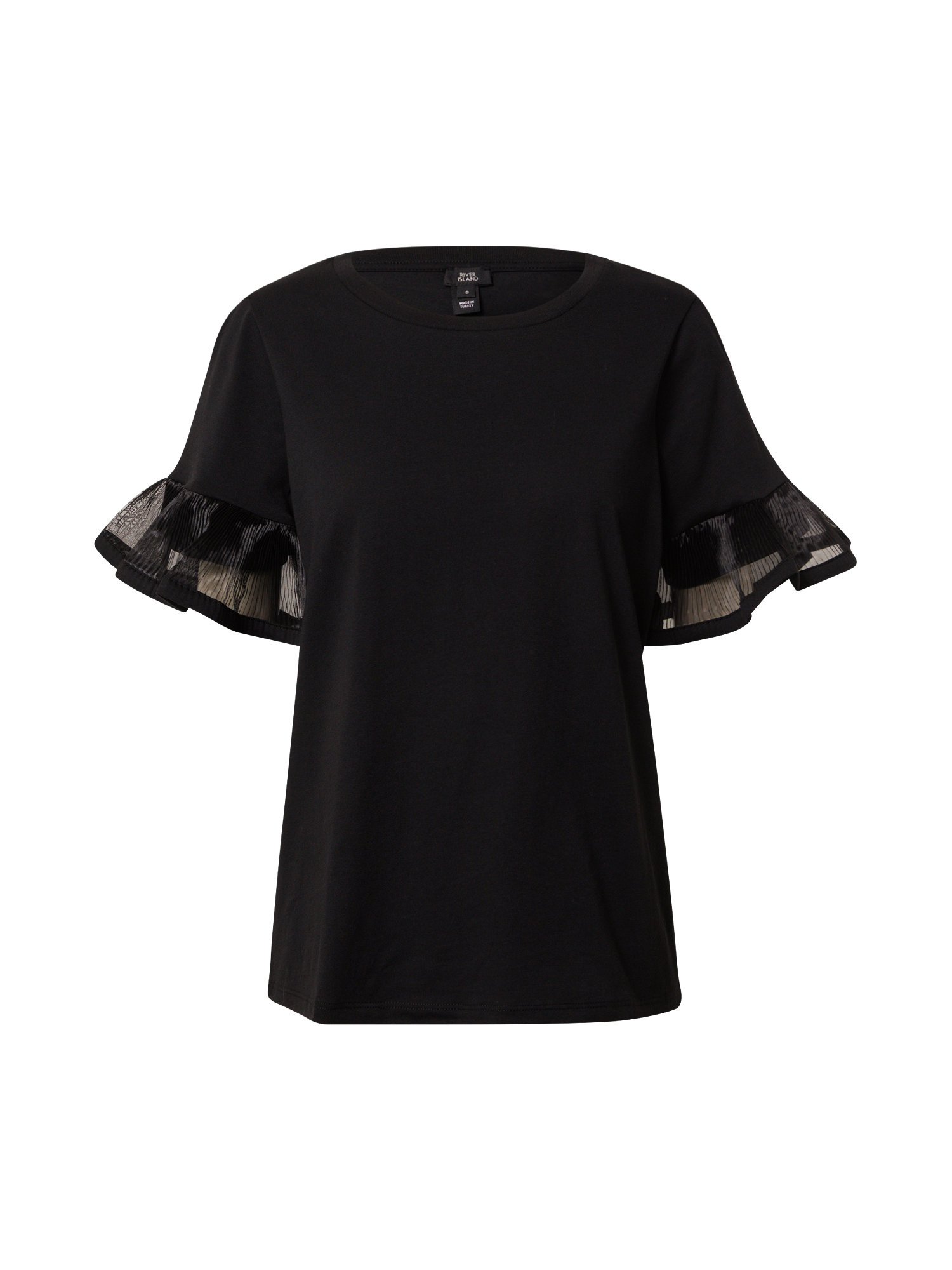 Kobiety OmTt3 River Island Koszulka w kolorze Czarnym 