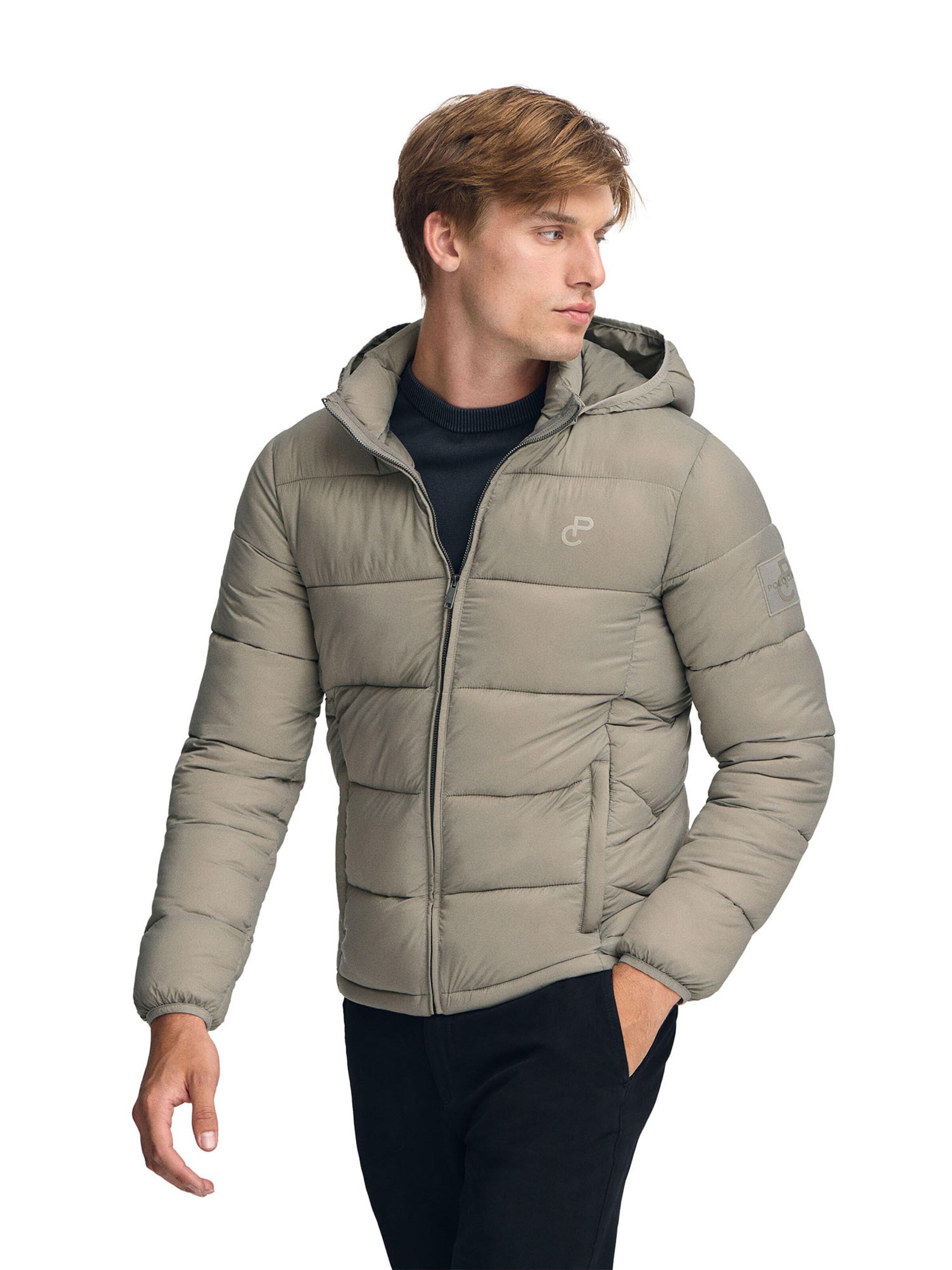 Polo Club Winter Jacket in Brown: front