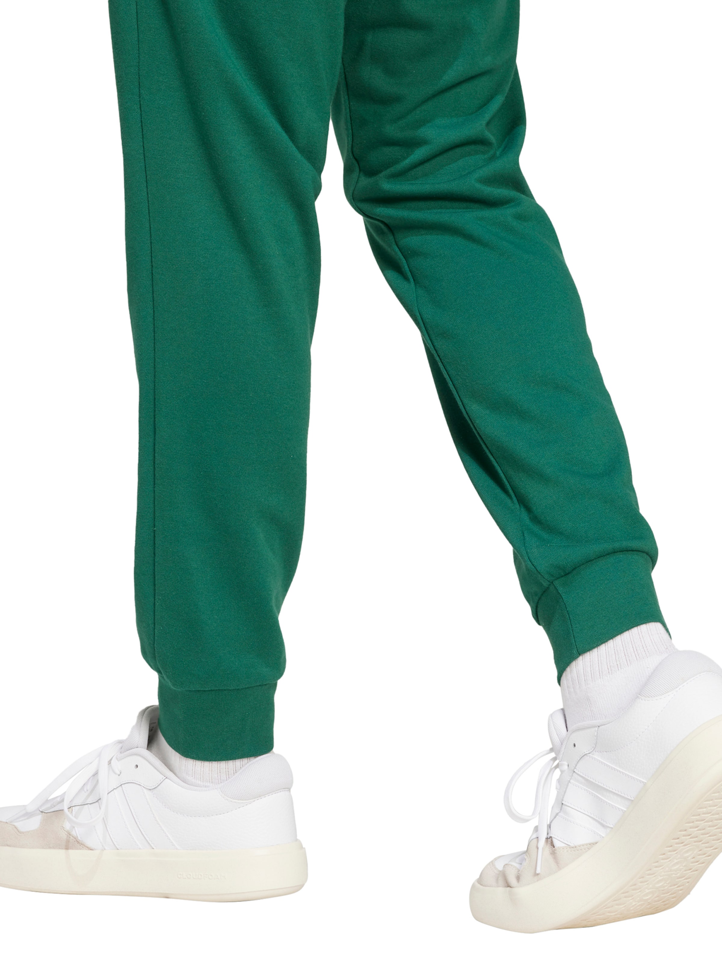 ADIDAS SPORTSWEAR Tapered Sportbroek 'Essentials Feel Cozy' in Groen