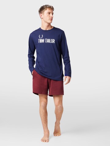 TOM TAILOR Undershirt in Blue