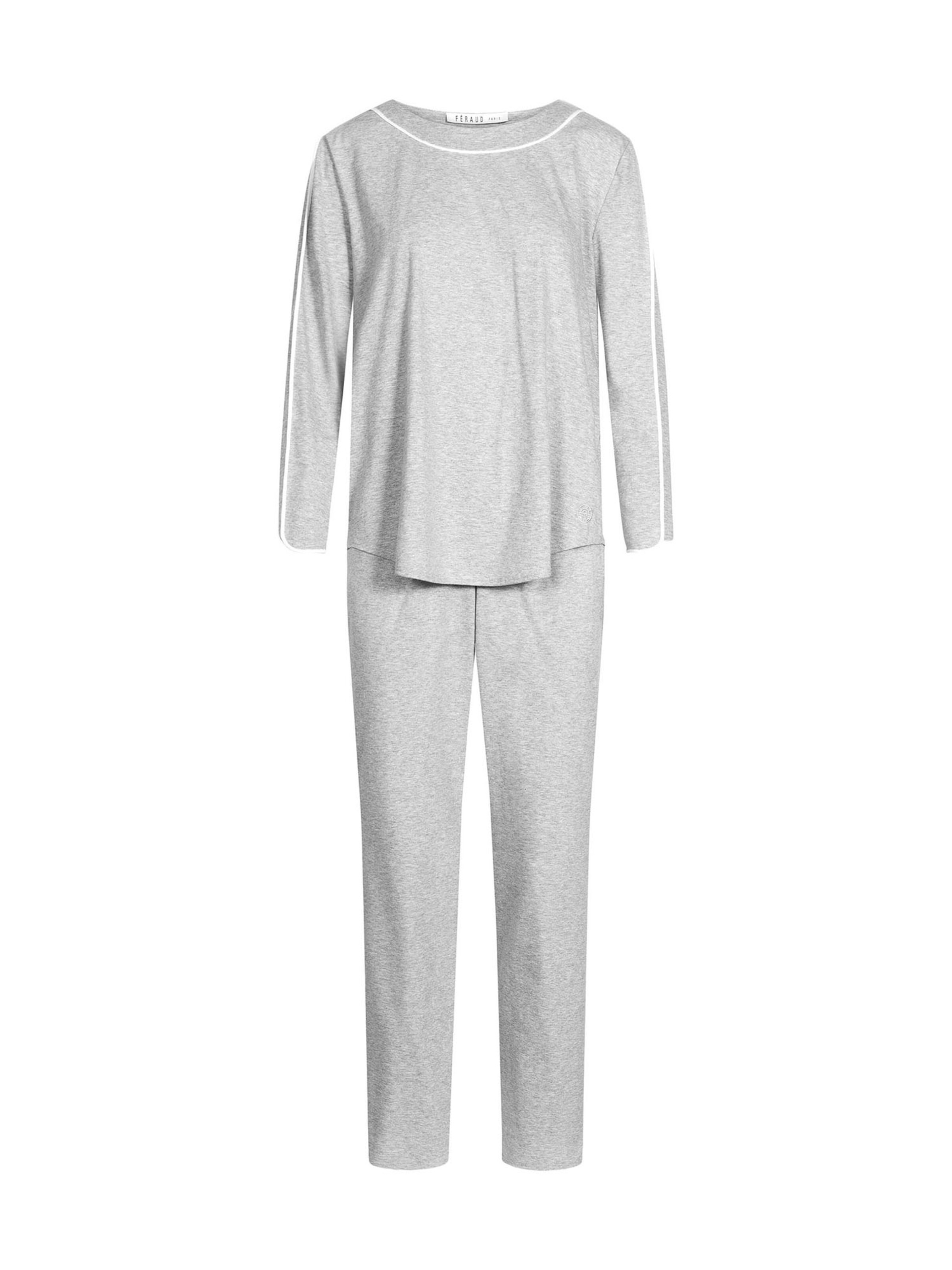 FÉRAUD PARIS Pajama ' Sportiv ' in Grey: front