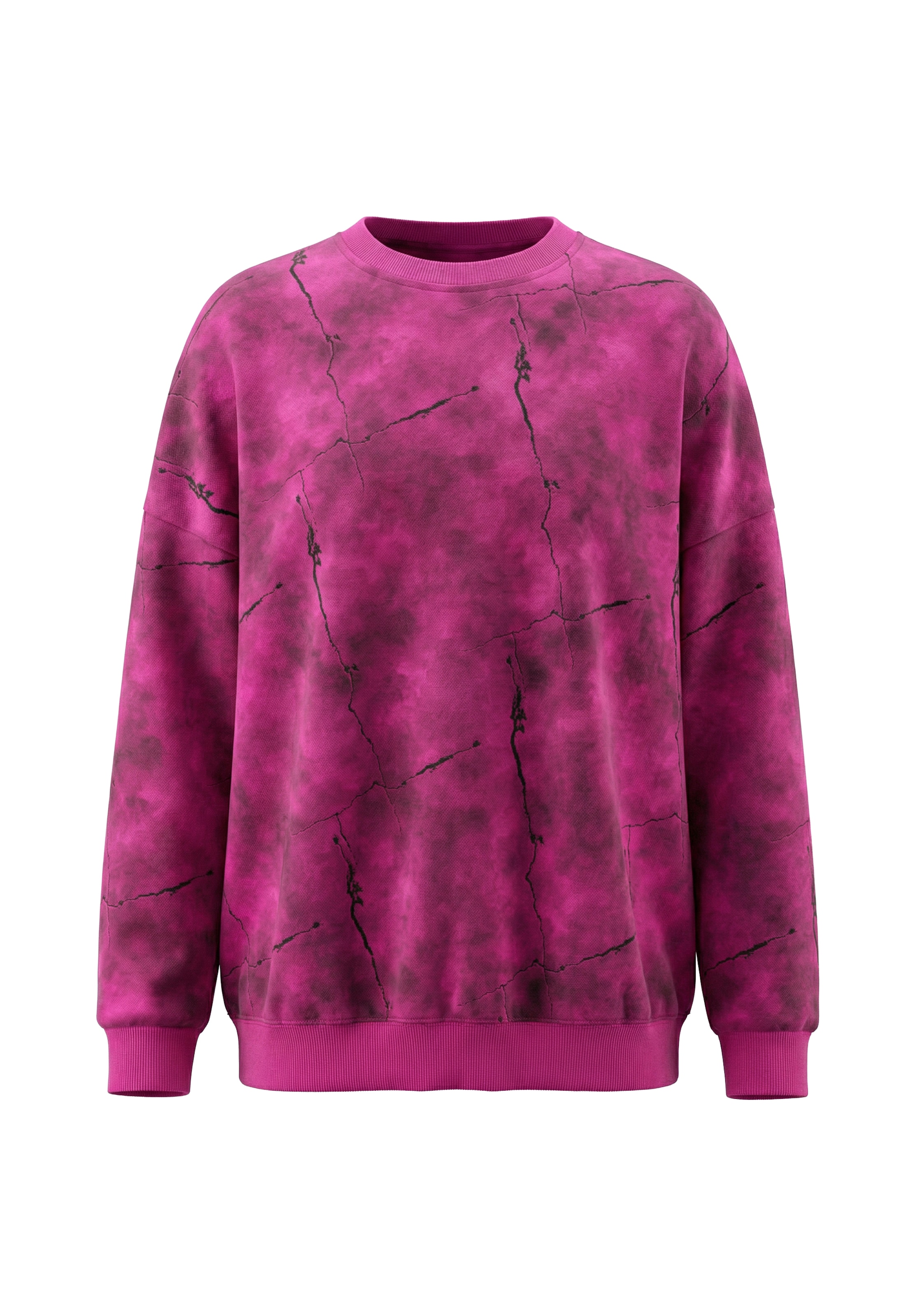 Sweat-shirt myMo ROCKS en rose : devant