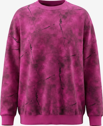 Sweat-shirt myMo ROCKS en rose : devant