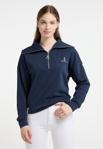 DreiMaster Maritim Sweatshirt 'Bridgeport' in Blue: front