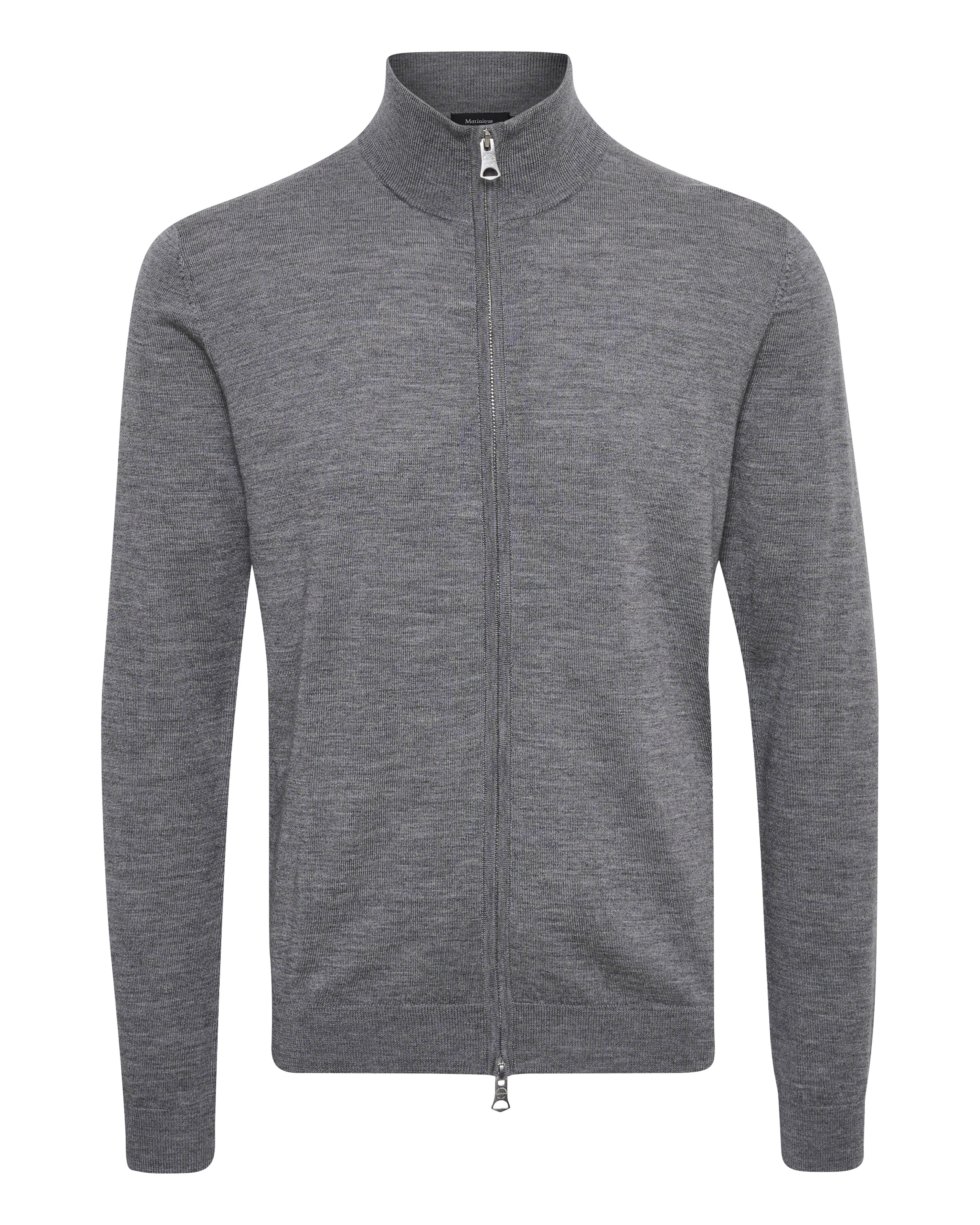 Matinique Cardigan 'mason' i grå: forside