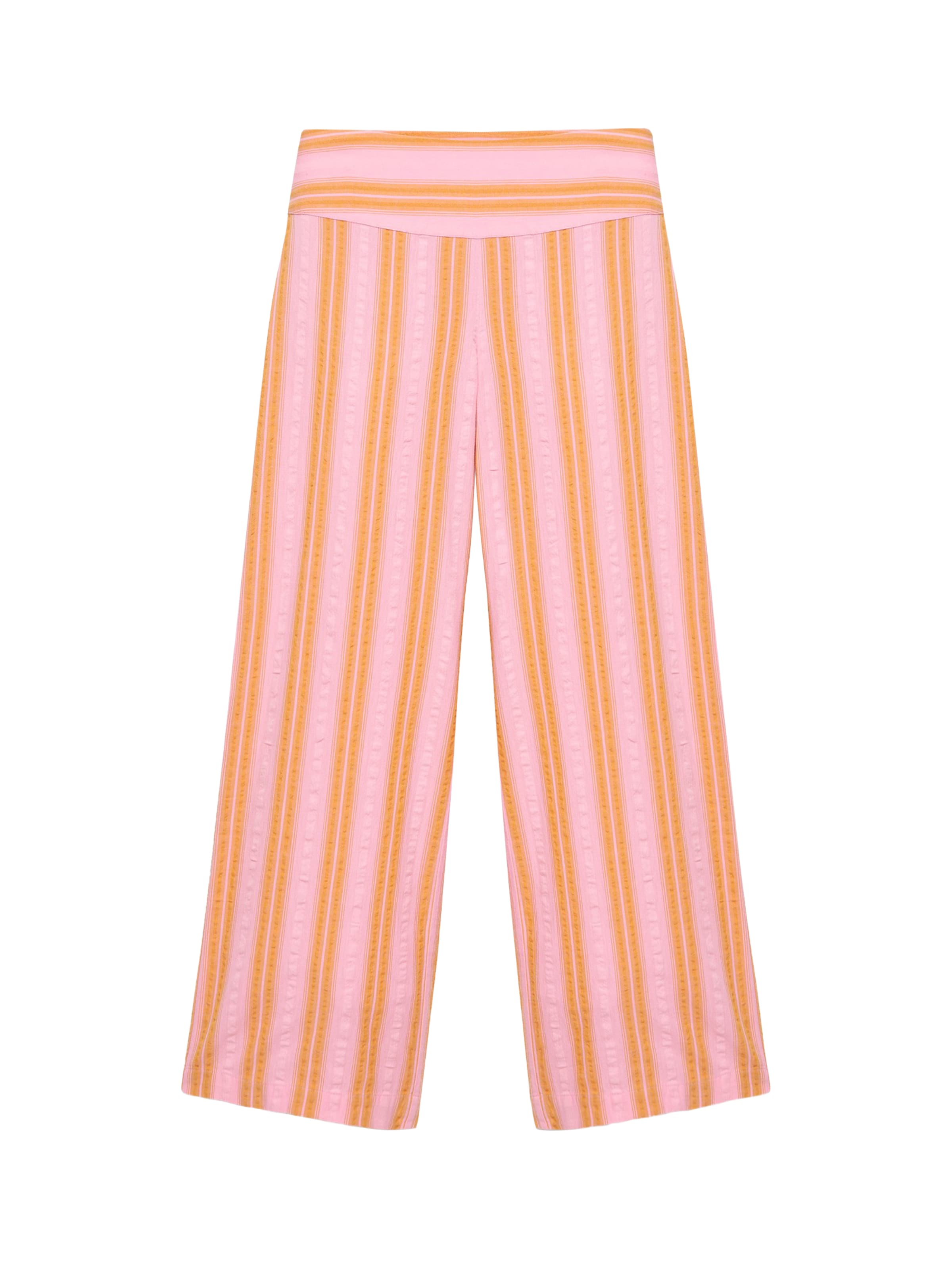Pull&Bear Pantalon en 32 en orange / rose, Vue avec produit