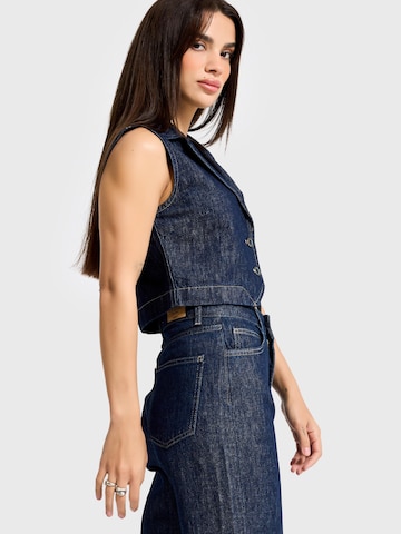 Gilet 'DENIM WAISTCOAT' IT'S BASIC en bleu