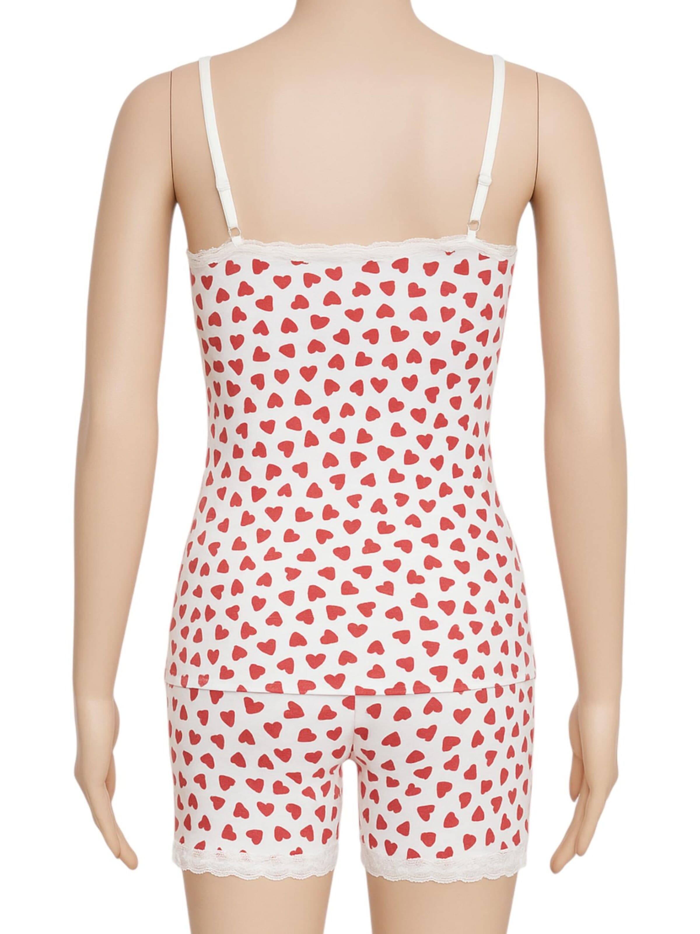Pyjama 'Sweetheart Lace' fashionshowcase en blanc
