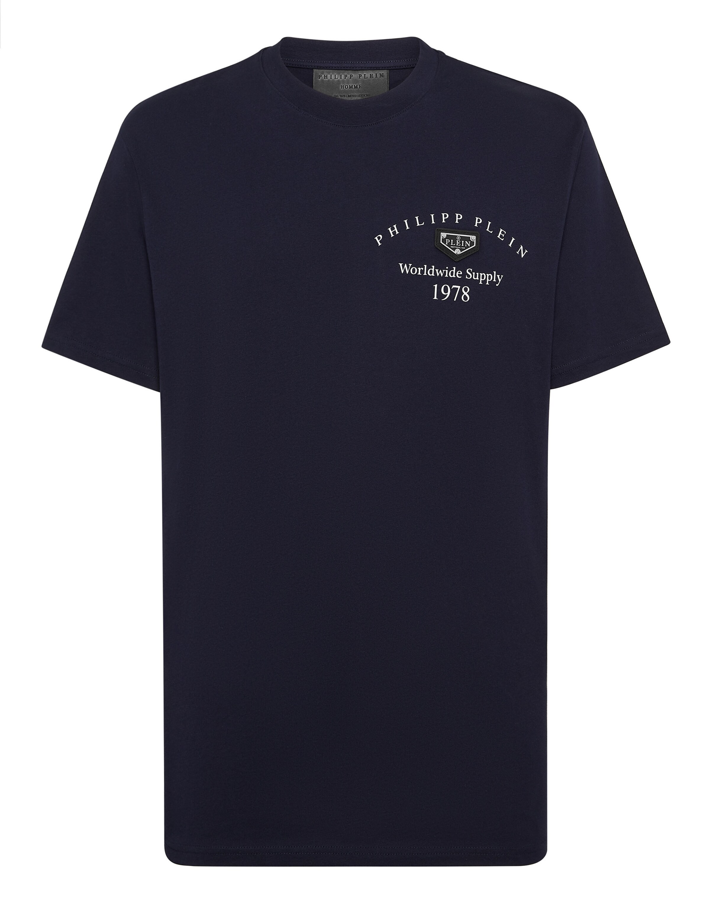Philipp Plein - Camiseta en azul: frente