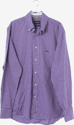 McGREGOR Button Up Shirt in M in Purple: front