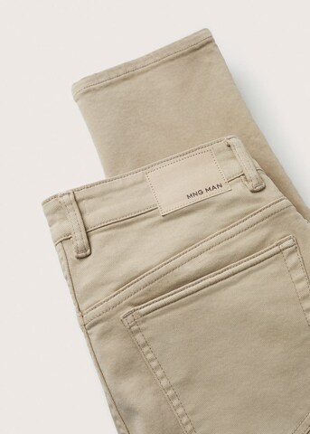 MANGO MAN Slimfit Hose 'Ibiza' in Beige