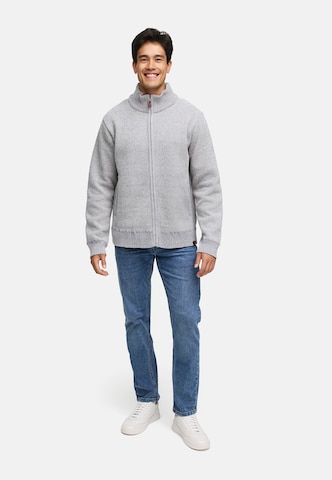 INDICODE JEANS Knit cardigan ' INFilion ' in Grey