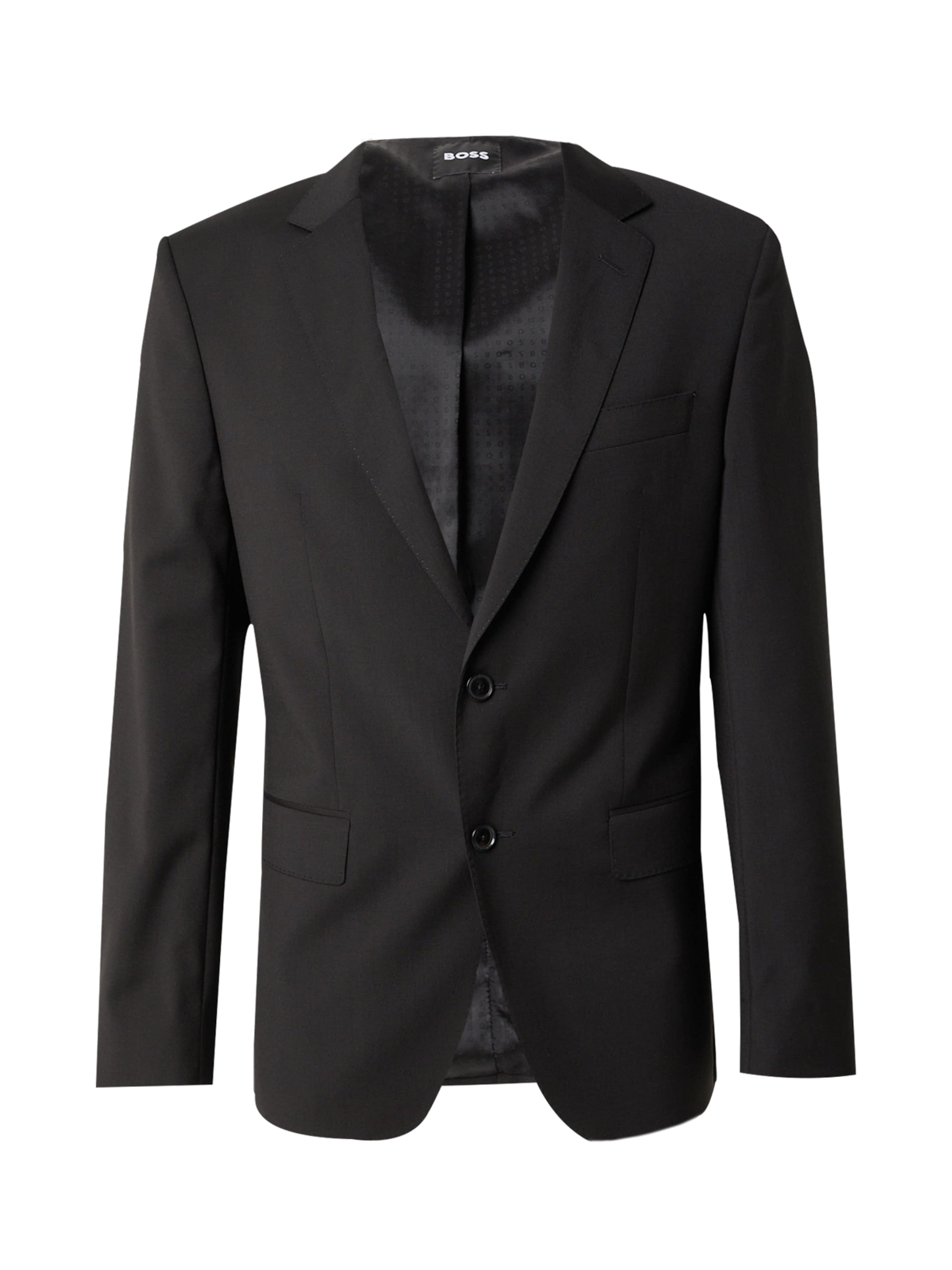 Slim fit Sacou &#x27;H-Huge&#x27; de la BOSS pe negru: față