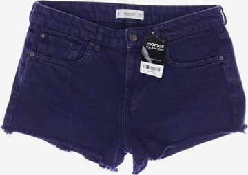 MANGO Shorts in M in Blue: front