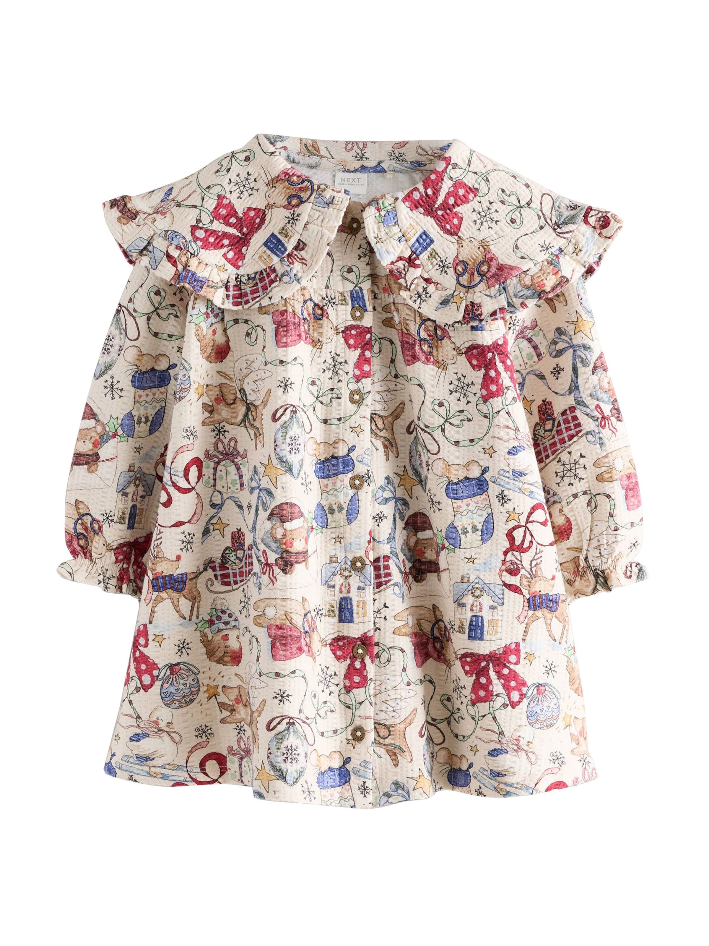 Next Jurk in Beige: voorkant