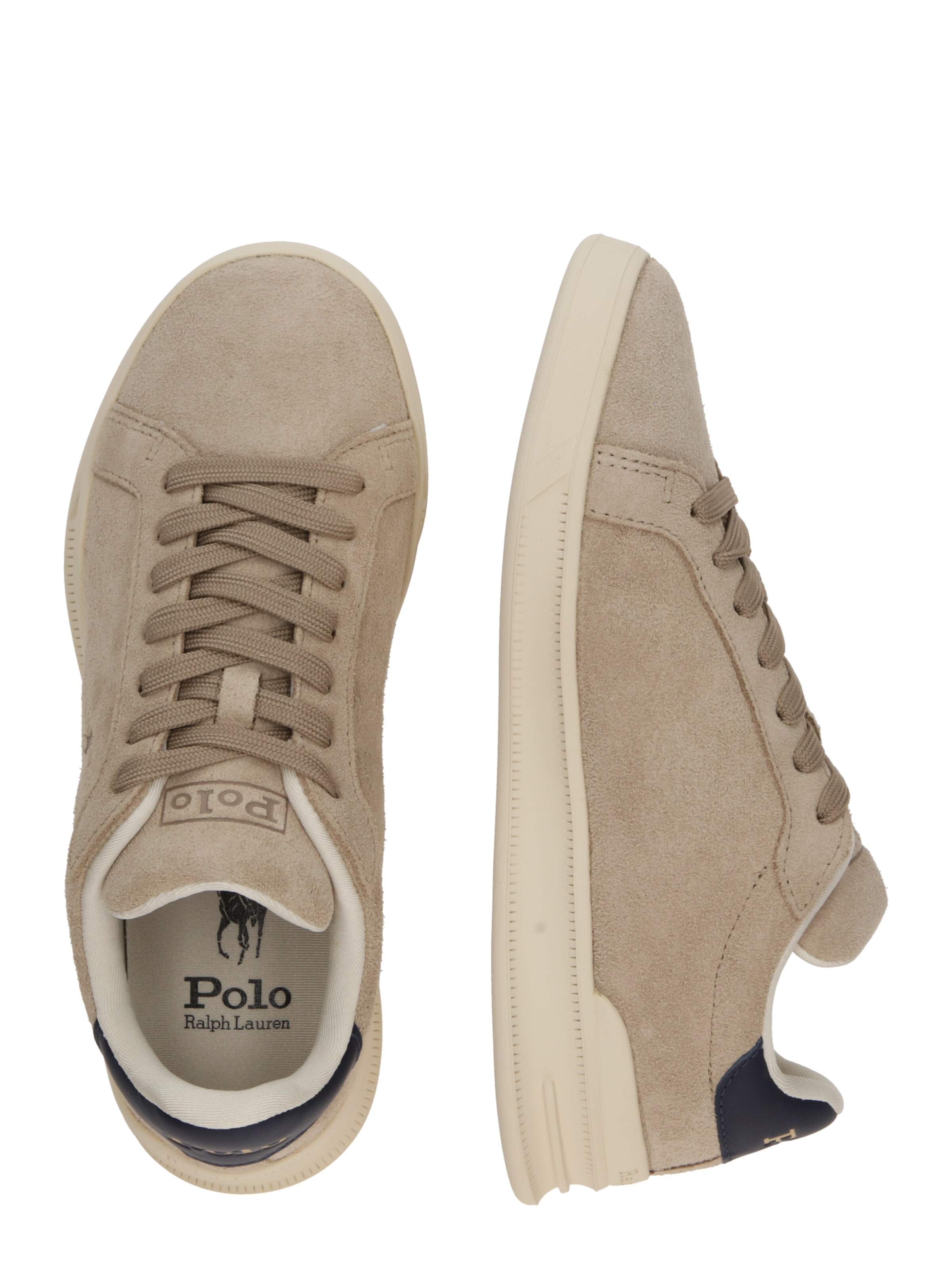 Polo Ralph Lauren Σνίκερ χαμηλό 'HRT CRT II' σε μπεζ