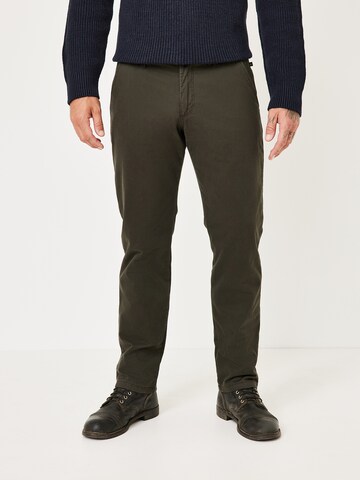 REDPOINT Slimfit Hose in Grün: Vorderseite