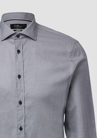 s.Oliver Slim Fit Hemd in Grau