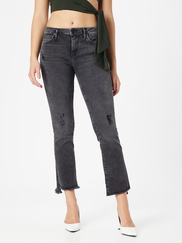 True Religion Flared Jeans 'HALLE' in Black: front