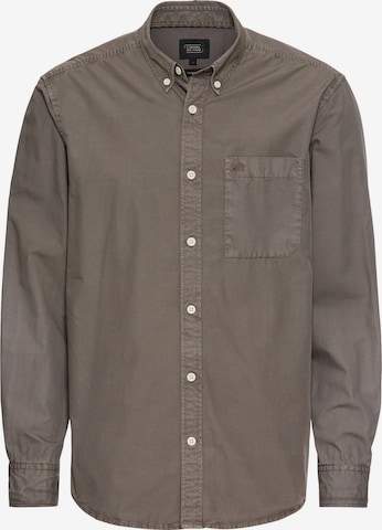 CAMEL ACTIVE Regular fit Button Up Shirt in Grey: front