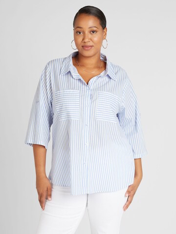 Camicia da donna 'He44dda' di Z-One in blu: frontale