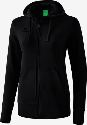 ERIMA Sportsweatjacke in Schwarz: Vorderseite