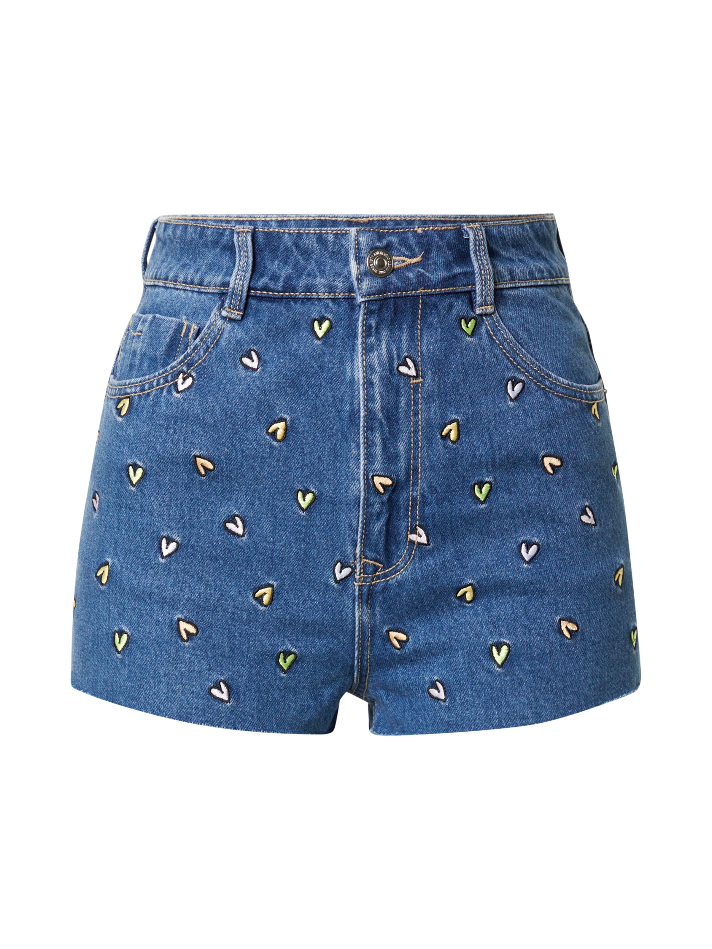 Coupe slim Jean Pimkie en bleu : devant