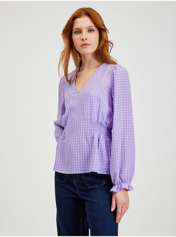 Orsay Blouse in Purple: front