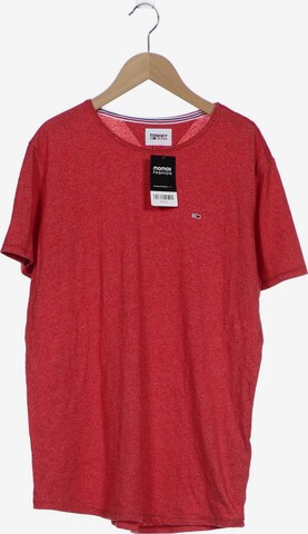 Tommy Jeans T-Shirt L in Rot: predná strana