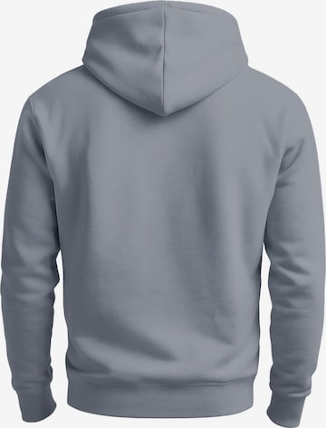 Neverless Sweatshirt 'Luchs Polygon' in Grau: Vorderseite
