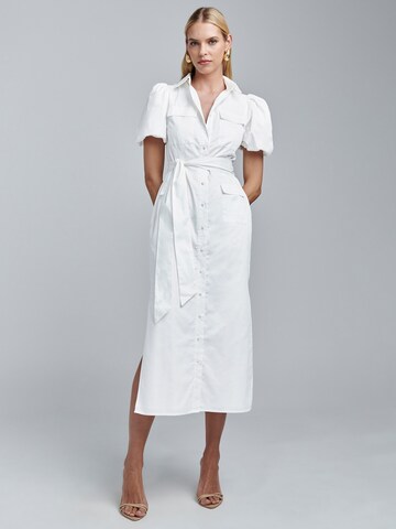 BWLDR Shirt dress 'Kyle' in White: front
