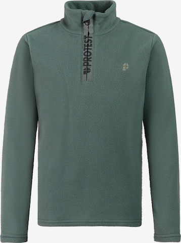 PROTEST Sportief sweatshirt 'Reperfecty JR' in Groen: voorkant