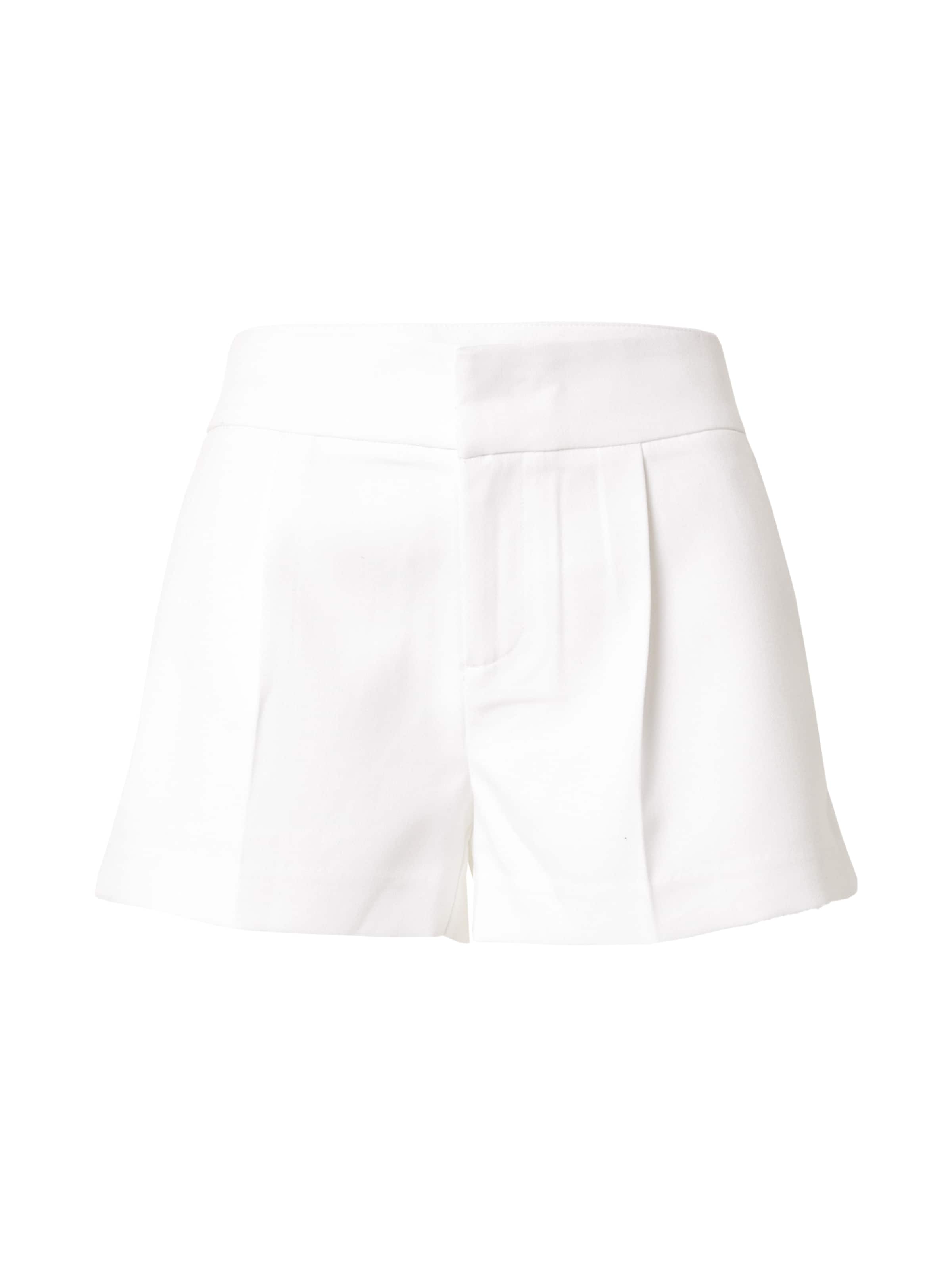 Regular Pantalon à pince 'Tammie' Gina Tricot en blanc : devant