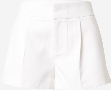 Gina Tricot - regular Pantalón plisado 'Tammie' en blanco: frente