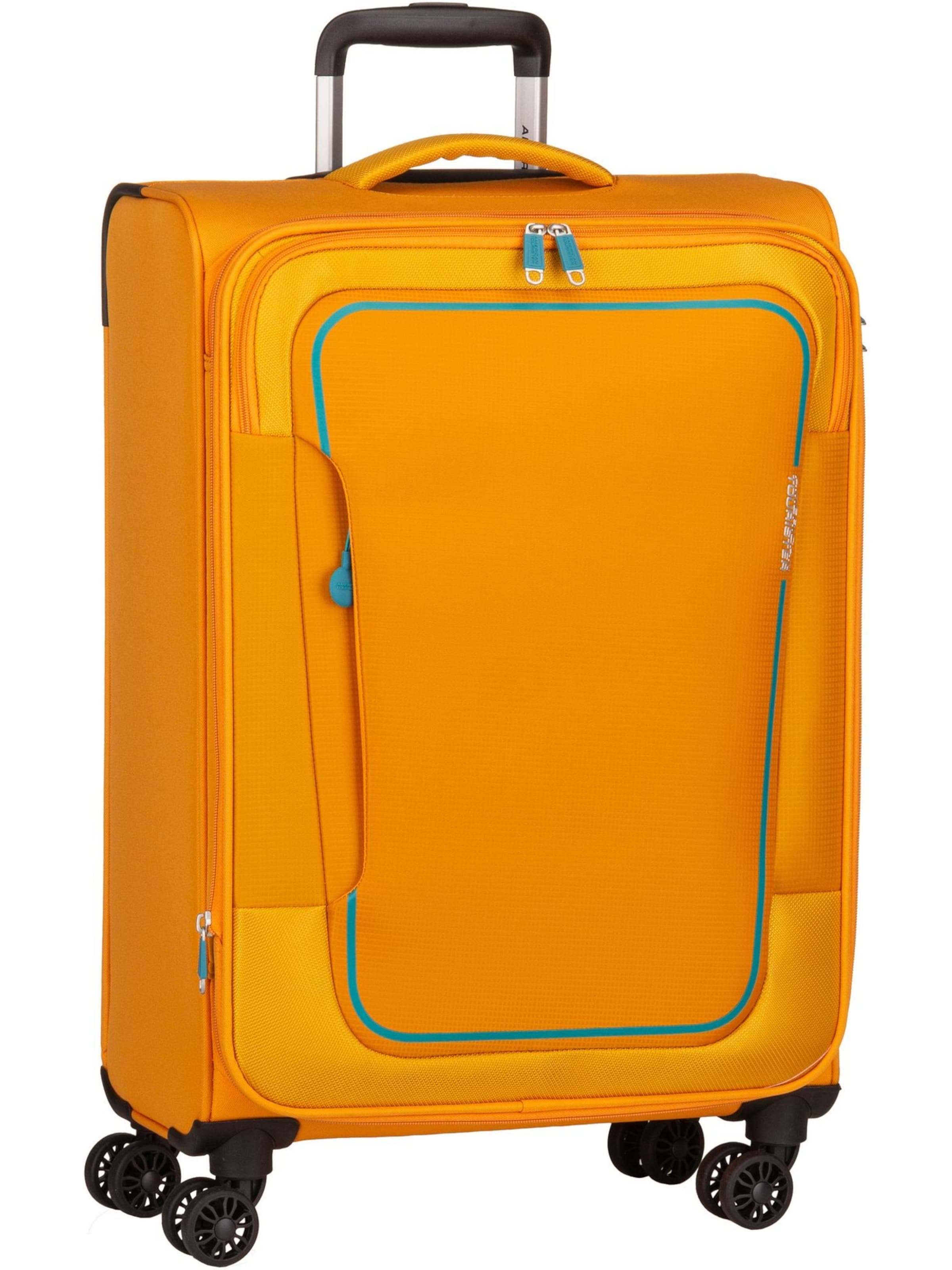 American Tourister Cart 'Pulsonic Spinner 68 EXP' in Orange: front