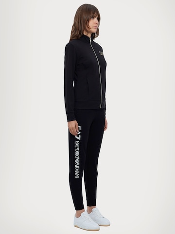 EA7 Emporio Armani - Casaco em moletão em preto