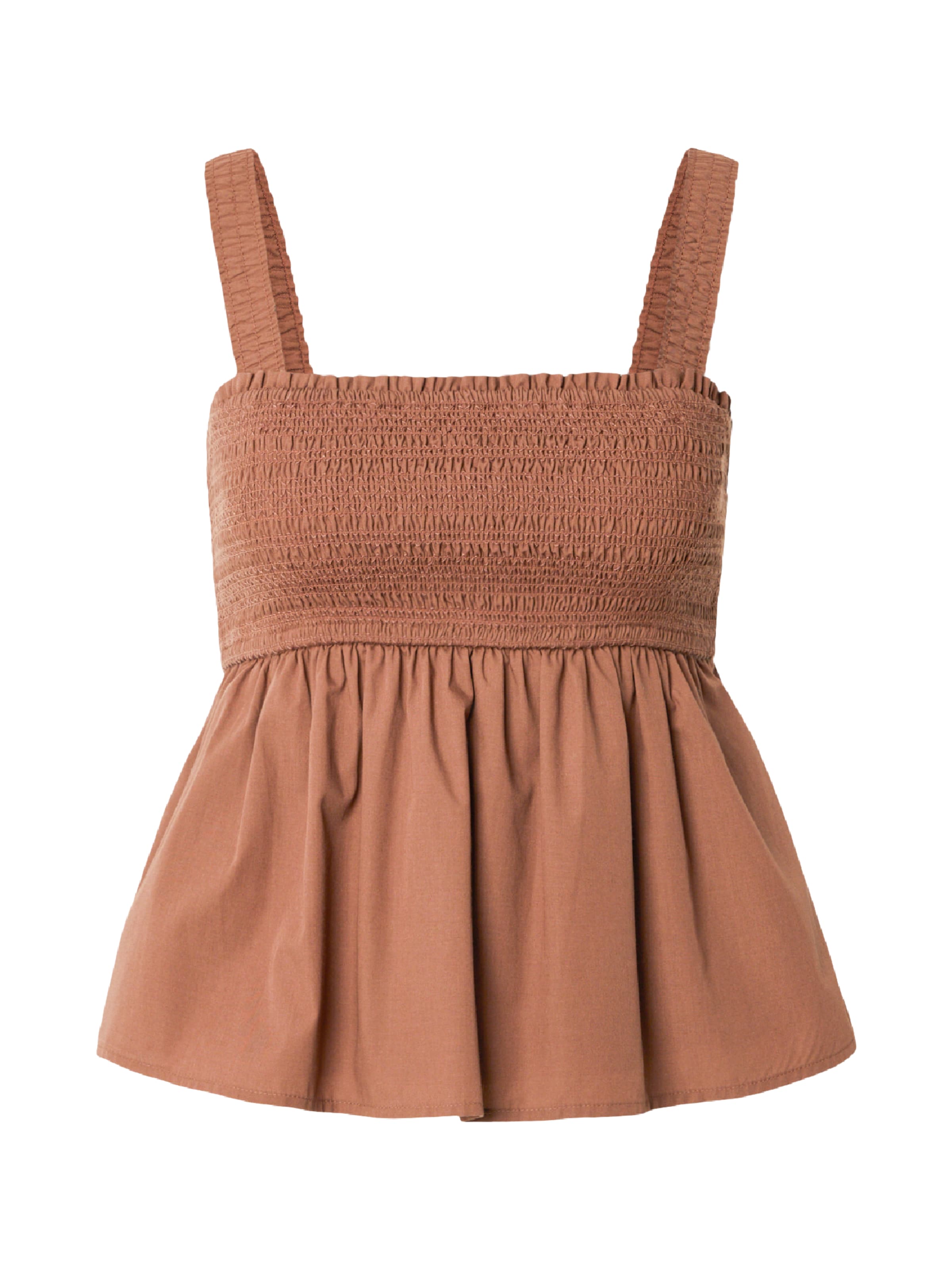 Abercrombie & Fitch Топ в Коричневый: спереди