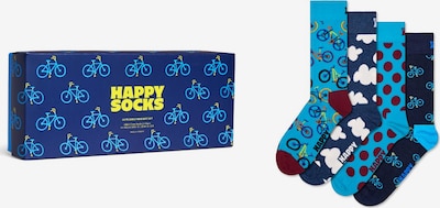 Kojinės '4-Pack Bike Socks Gift Set' iš Happy Socks, spalva – mėlyna, Prekių apžvalga