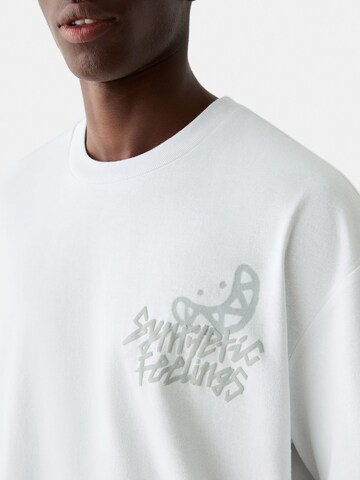 Bershka Shirt in Wit