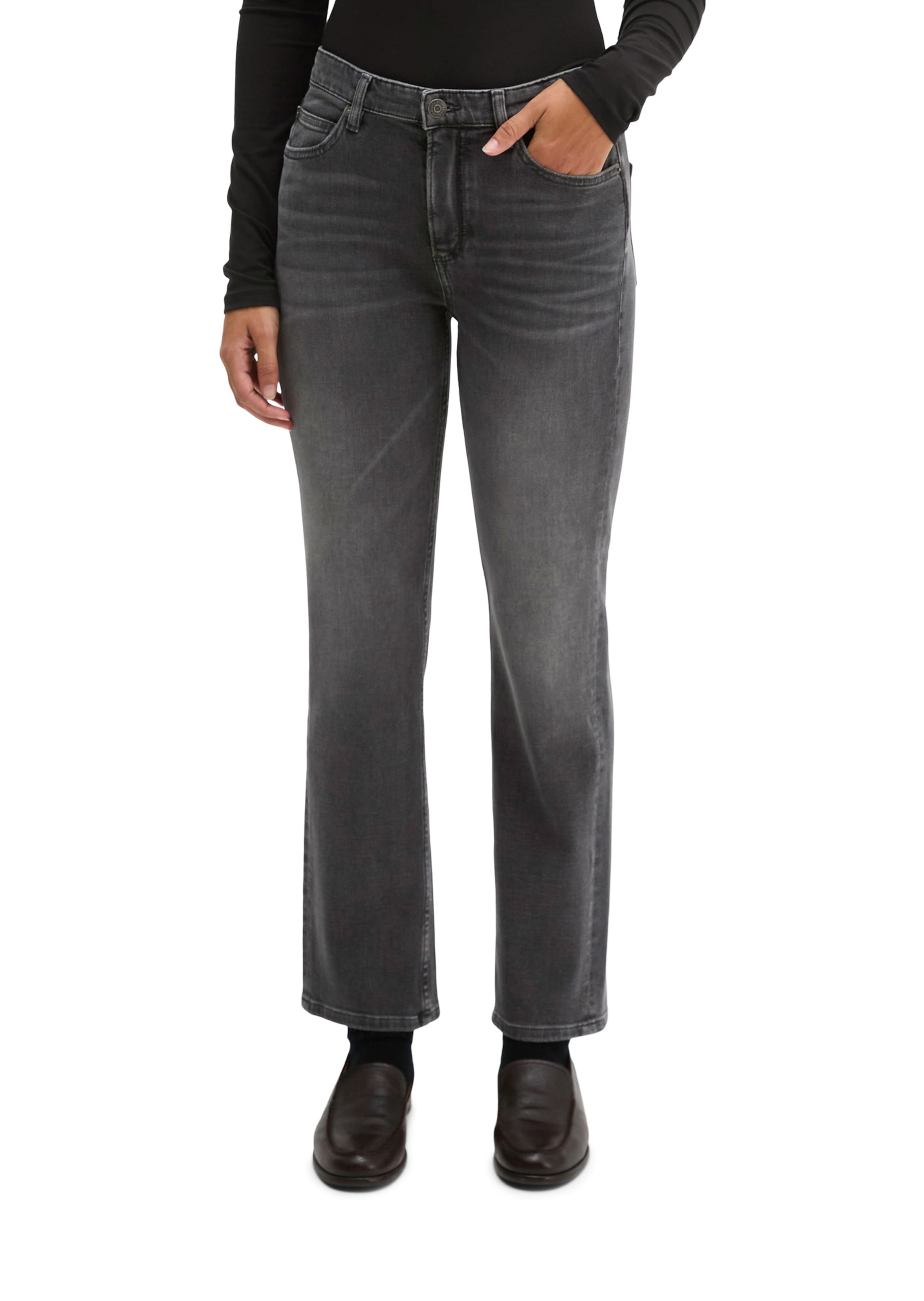 Marc O'Polo Regular Jeans 'Linde' in Grey: front