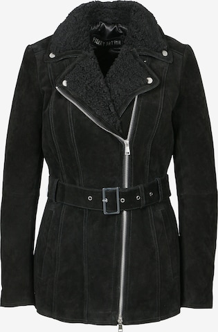 FREAKY NATION Mantel ' Shaina-FN ' in Schwarz: Vorderseite