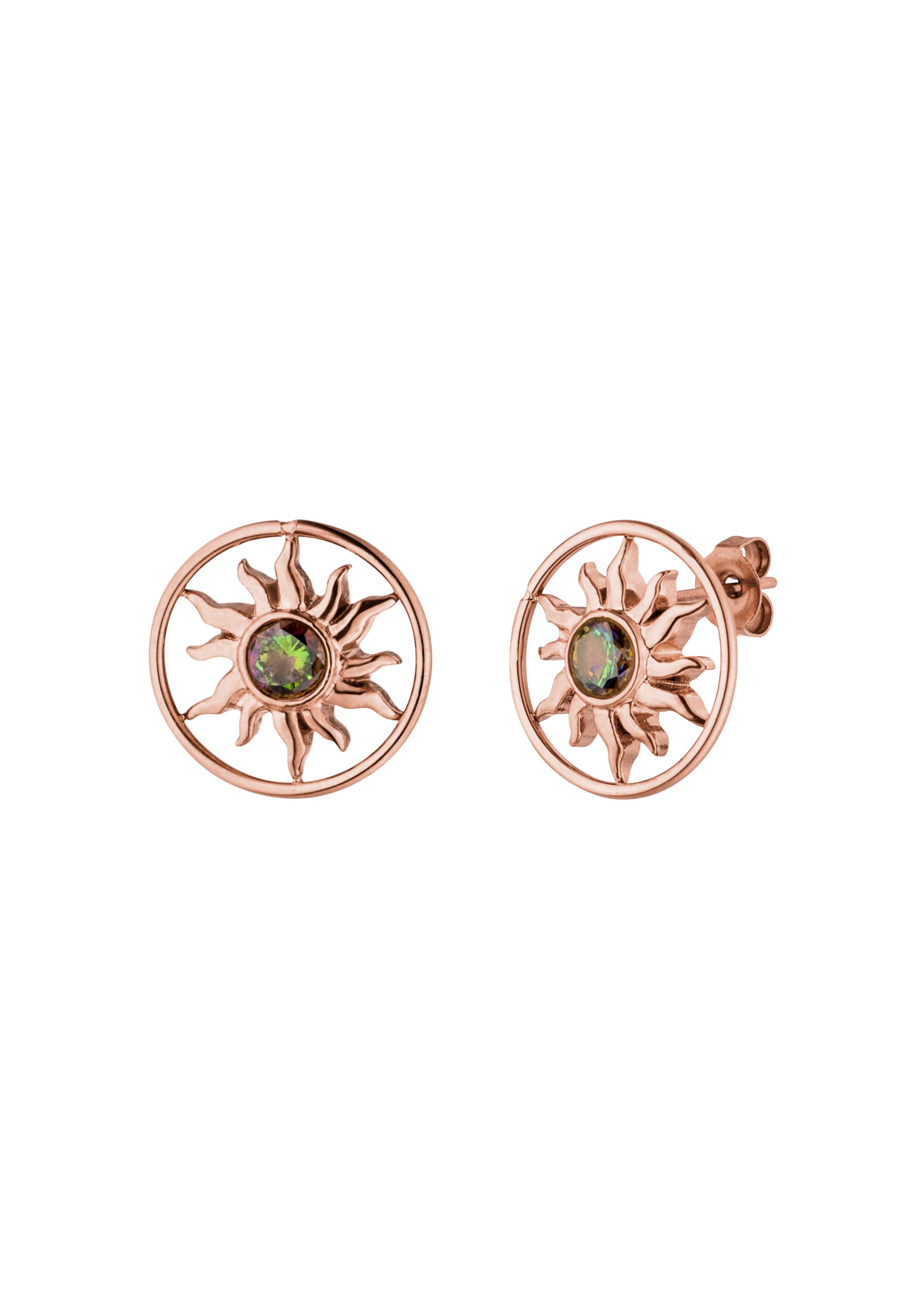 Boucles d'oreilles 'Luana Coin' PURELEI en or : devant