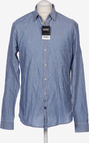 Marc O'Polo Button Up Shirt in L in Blue: front