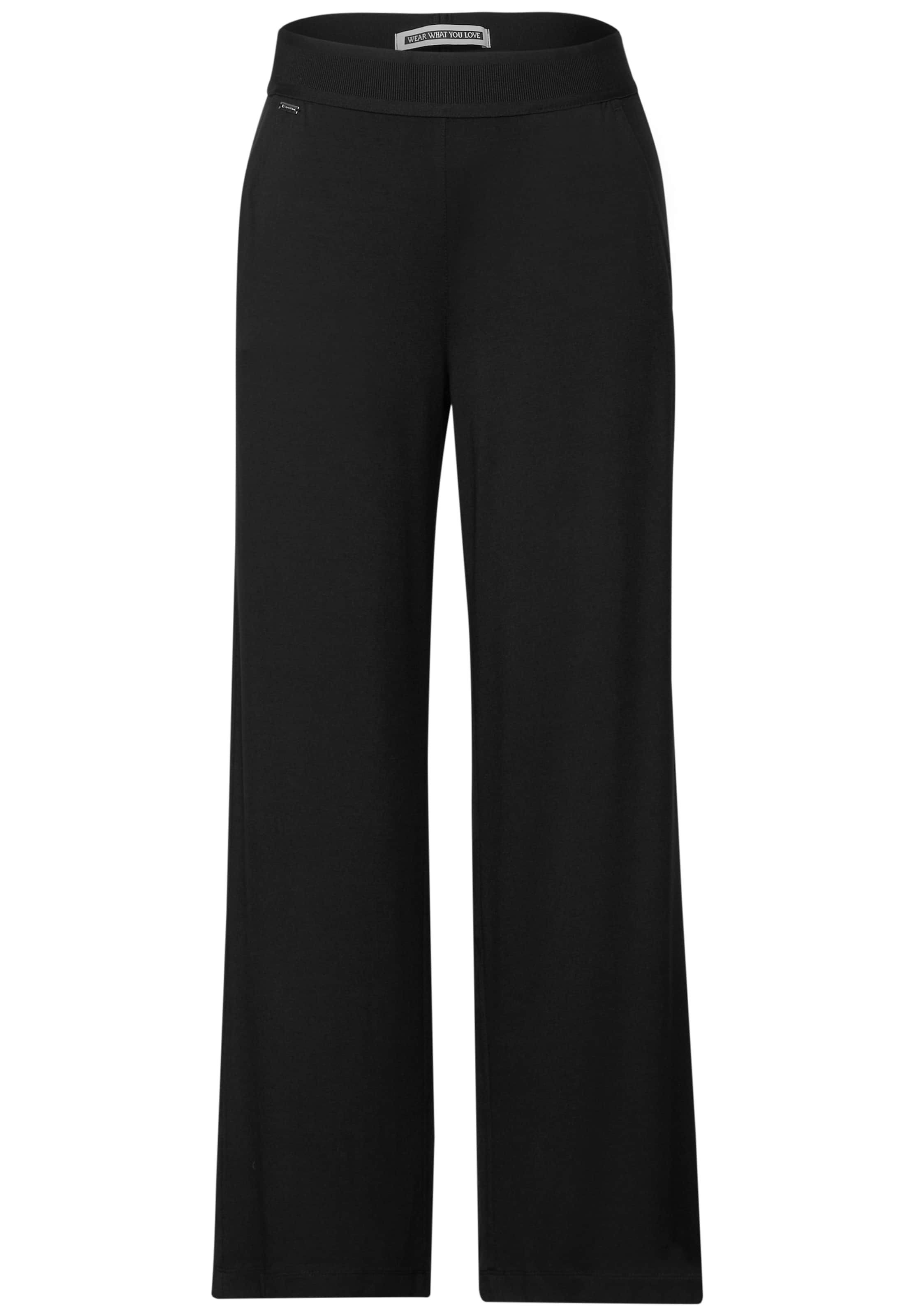 STREET ONE Hose in schwarz, Produktansicht