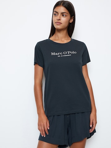 Marc O'Polo Shirt ' Mix & Match Cotton ' in Blauw: voorkant
