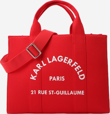 Borsa a mano di Karl Lagerfeld in rosso: frontale