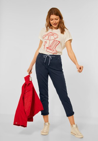 Coupe slim Pantalon CECIL en bleu