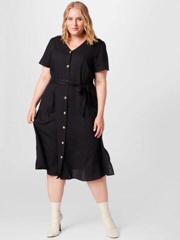 Rochie tip bluză de la Tom Tailor Women + pe negru: față