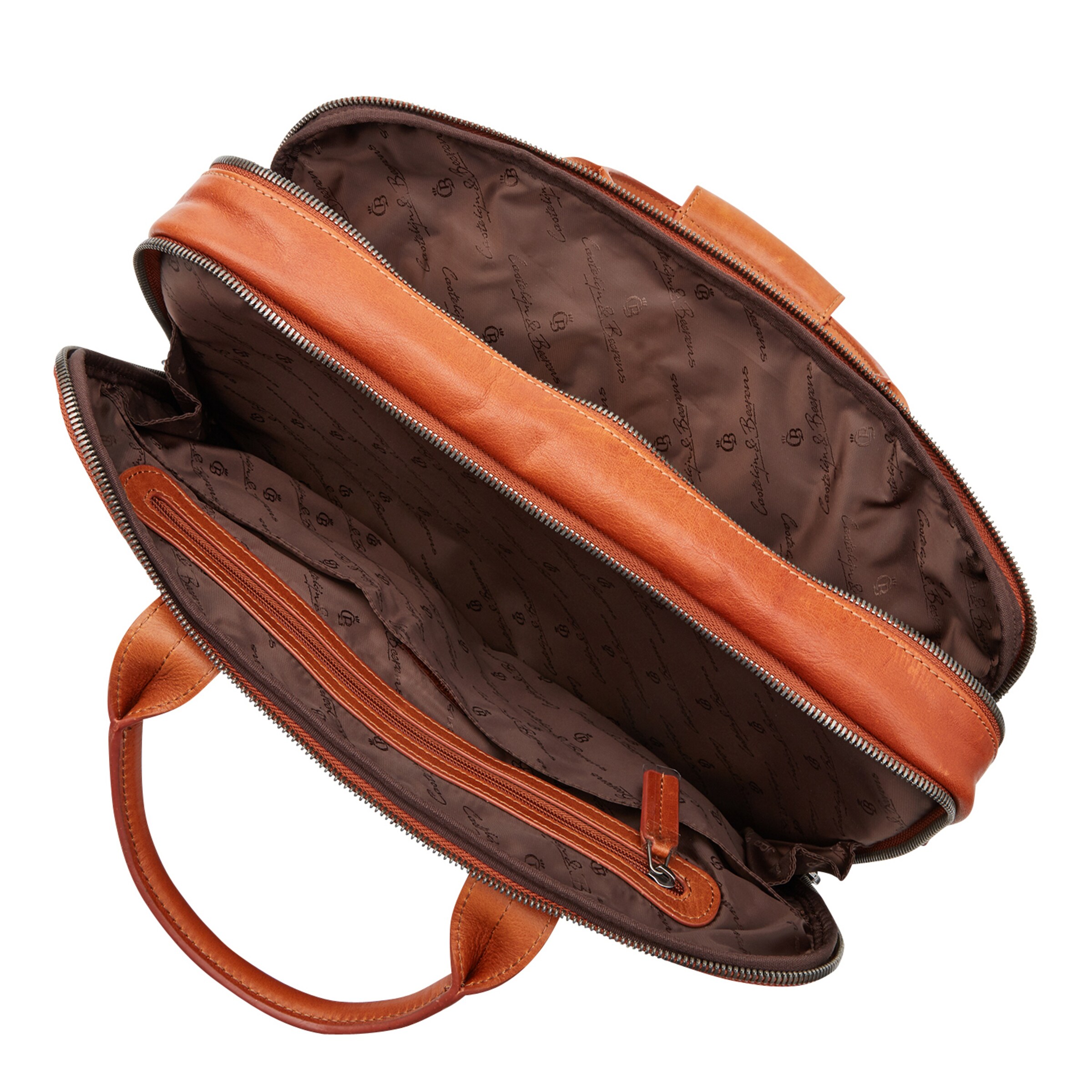 Borsa portadocumenti 'Firenze' di Castelijn & Beerens in marrone