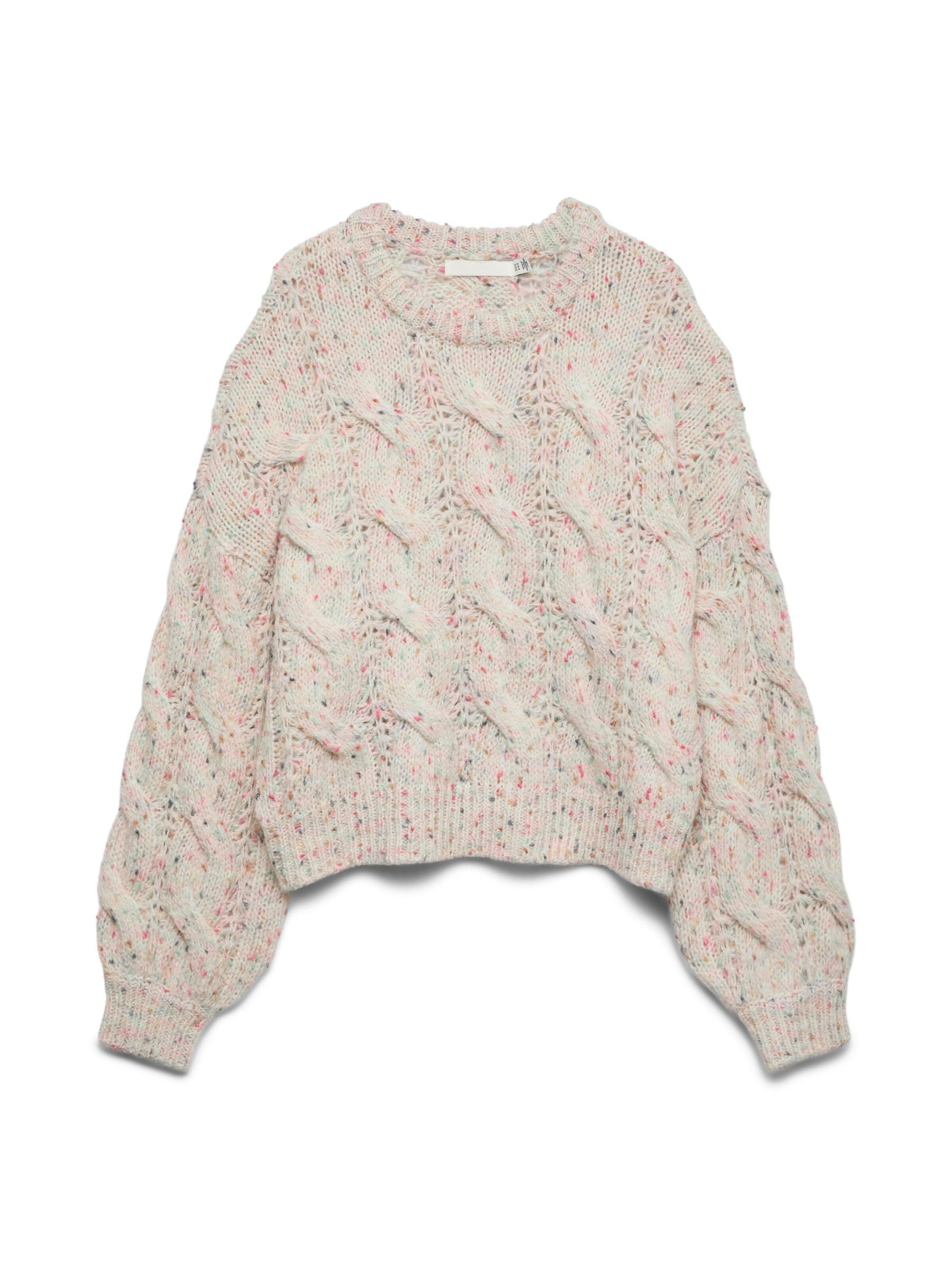 VERO MODA Pullover 'ZENA' in Beige: Vorderseite